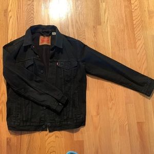 Levi’s Black jeans trucker jacket